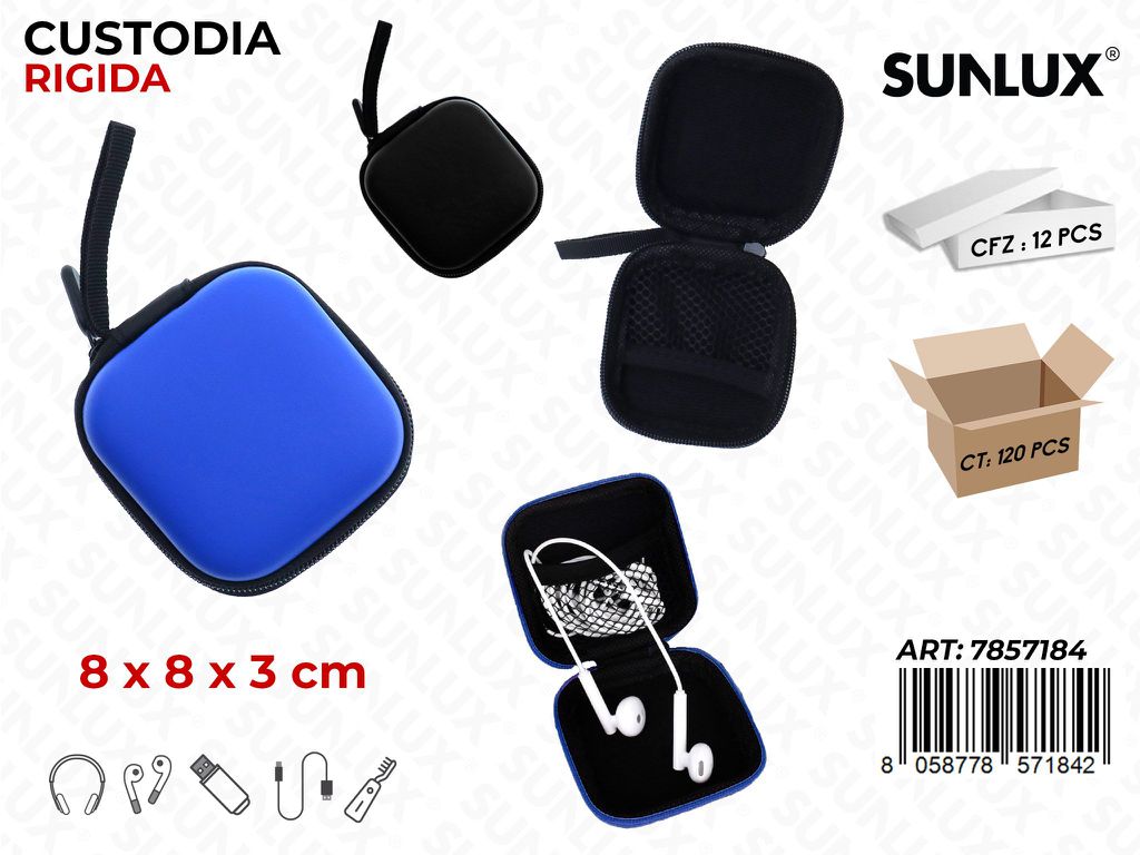 Sunlux Custodia Rigida Col.ass. 8*8*3CM