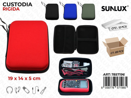 Sunlux Custodia Rigida Col.ass 19*14*5CM