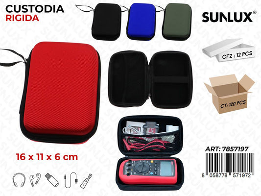 Sunlux Custodia Rigida Col.ass 16*11*6CM