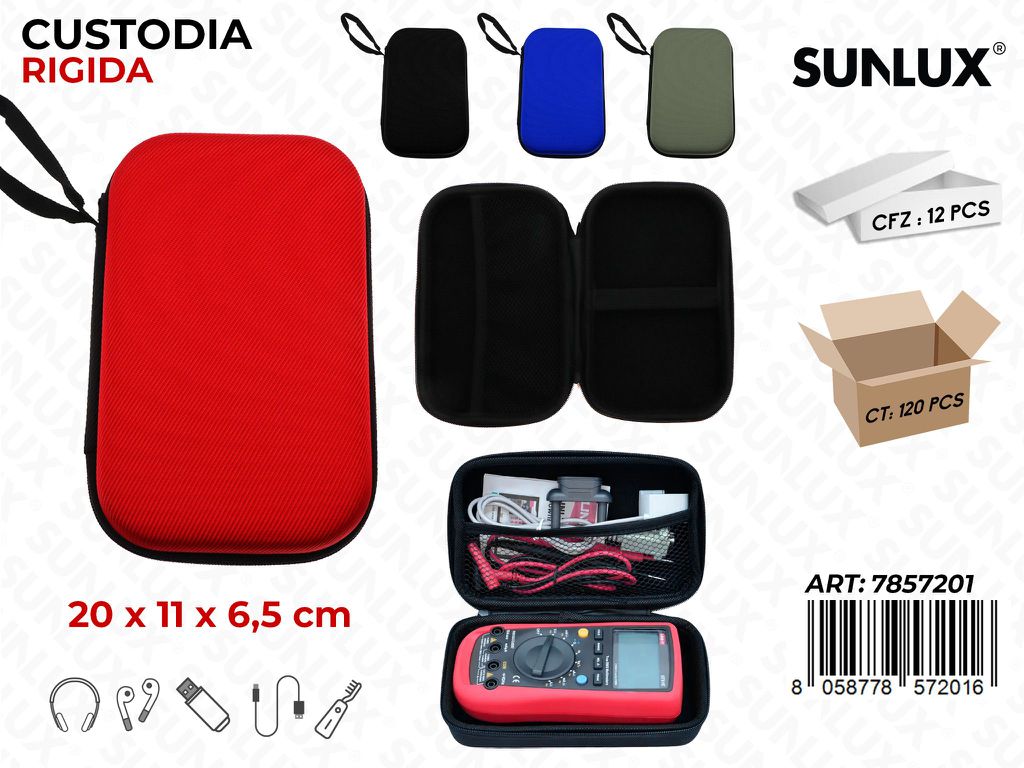 Sunlux Custodia Rigida Col.ass 20*11*6.5CM