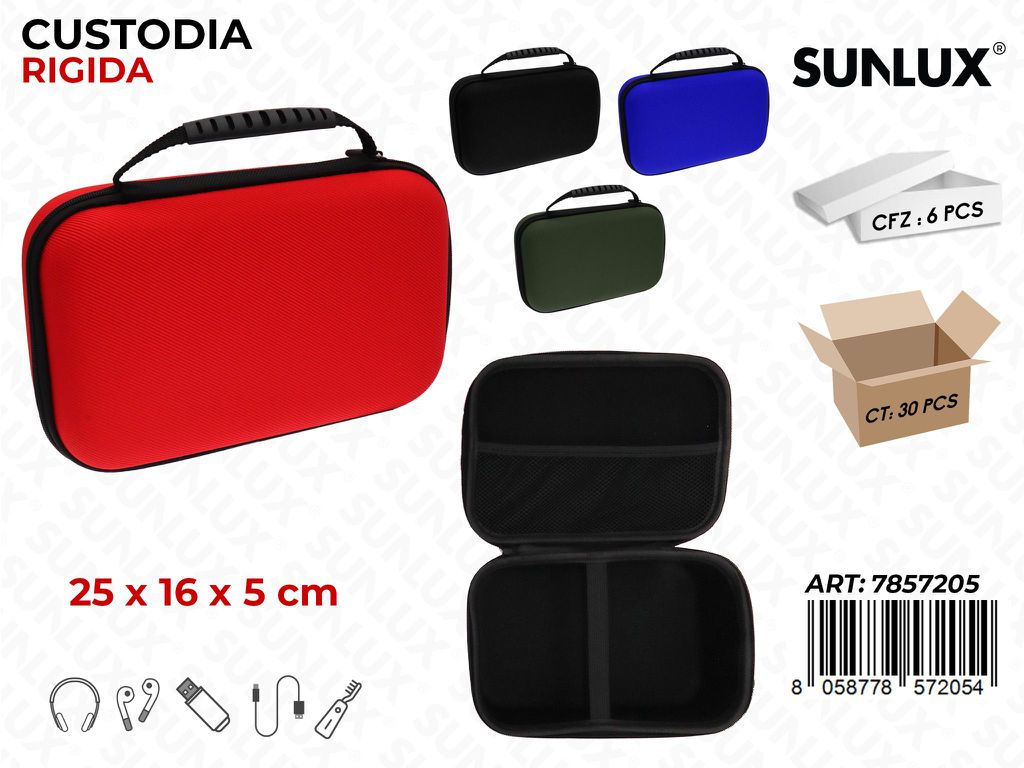 Sunlux Custodia Rigida Col.ass 25*16*5CM