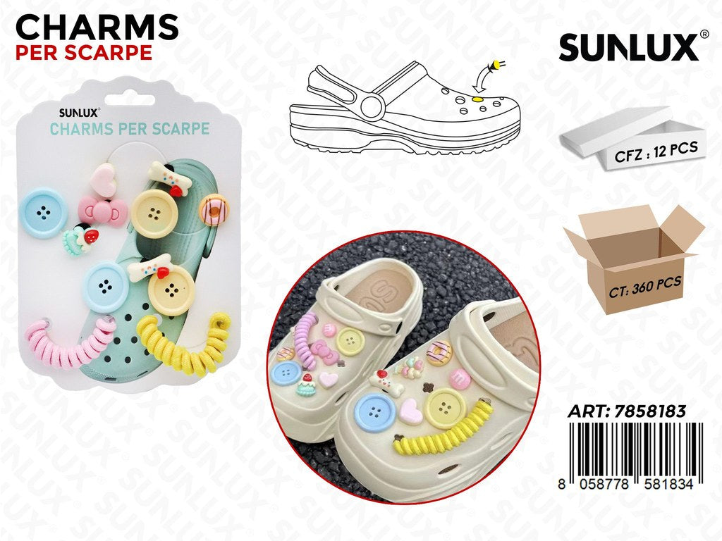 Sunlux Charms per Scarpe Ass.