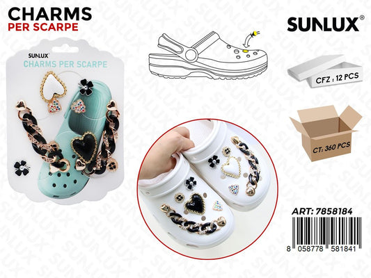 Sunlux Charms per Scarpe Ass.