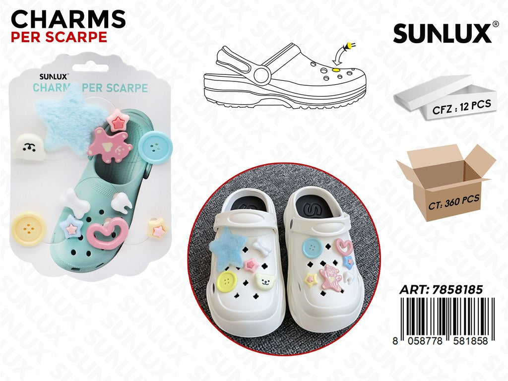 Sunlux Charms per Scarpe Ass.