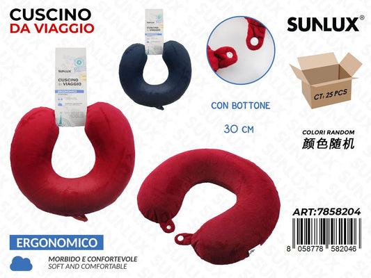 CUSCINO DA VIAGGIO SOFT ASS. 30CM /PZ DA 5**