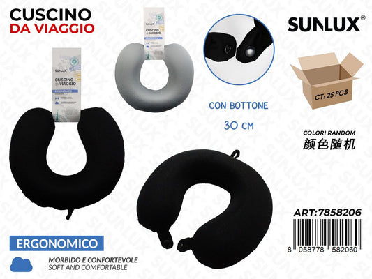 CUSCINO DA VIAGGIO SOFT ASS. 30CM /PZ DA 5**