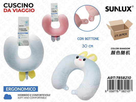 CUSCINO DA VIAGGIO SOFT ASS. 30CM /PZ DA 5**