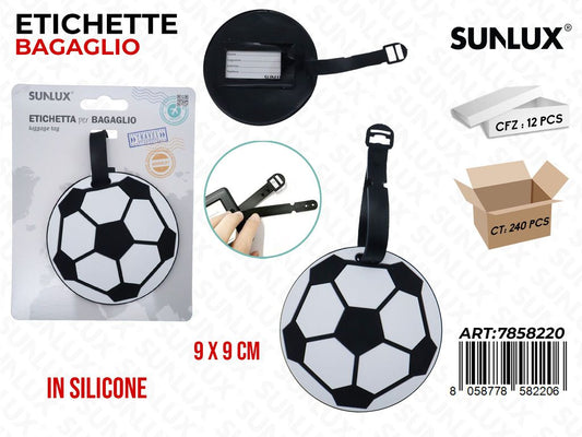 Sunlux Etichetta Bagaglio in Silic. 9*9CM