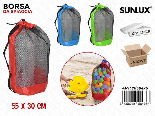 Sunlux Borsa da Spiaggia Ass. 55*30CM