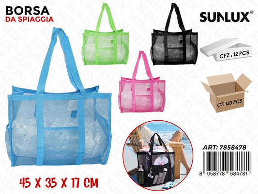 Sunlux Borsa da Spiaggia Ass. 45*35*17CM