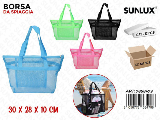 Sunlux Borsa da Spiaggia Ass. 30*28*10CM