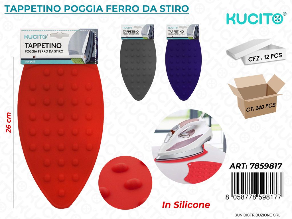 Tappetino Poggia Ferro da Stiro Col. Ass. 26CM
