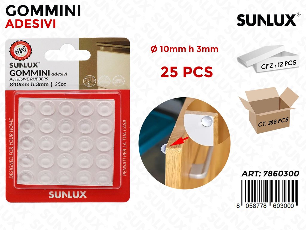Sunlux Gommini Adv 25PCS 10*3MM