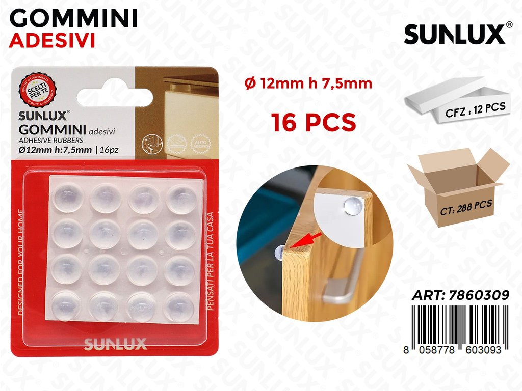 Sunlux Gommini Adv 16PCS 12*7.5MM