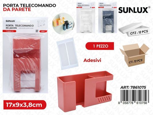Sunlux Porta Telecomando da Parete Adv 17*9*3.8CM Ass.