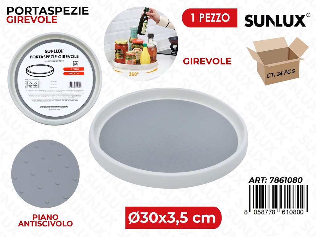 Sunlux Portaspezie Girevole D.30*3.5CM
