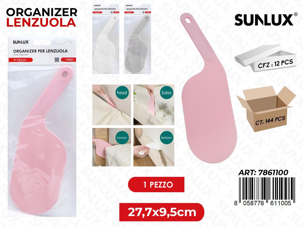 Sunlux Organizer Lenzuola 27.7*9.5CM Ass.