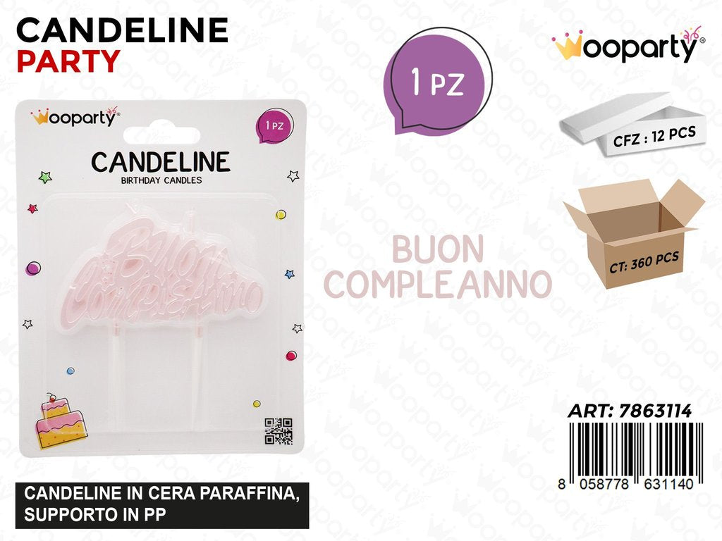 CANDELINE B. COMPLEANNO ROSA