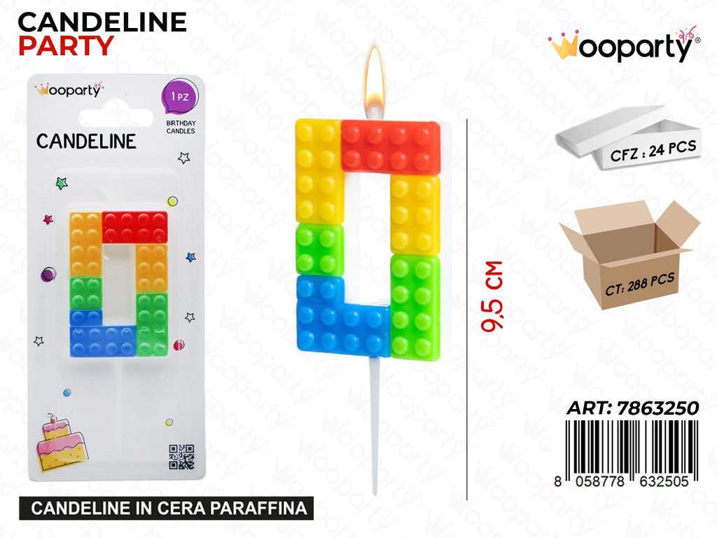 CANDELINE MATTONCINI N.0 9.5CM