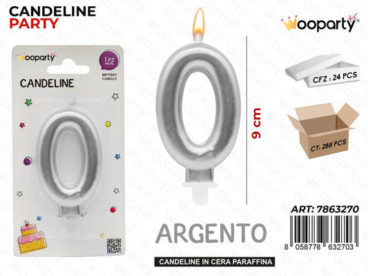 CANDELINA ARG. METAL N.0 9CM