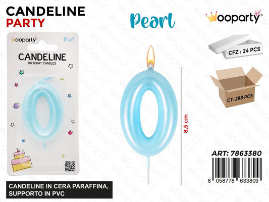 CANDELINE CEL. PEARL N.0 8.5CM /PZ DA 24**