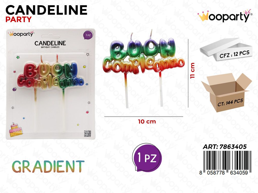 CANDELINE B. COMPL. GRADIENT 10*11CM /PZ DA 12**