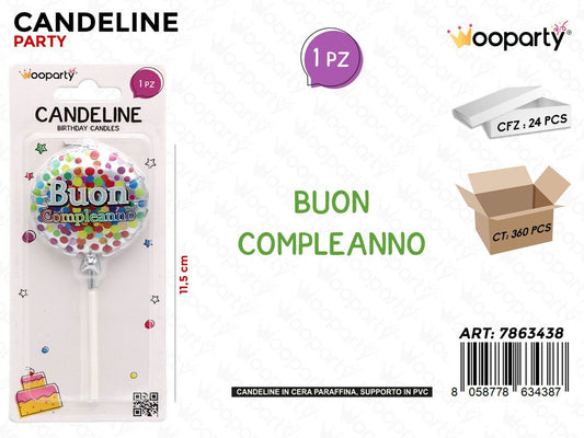 CANDELINE B. COMPL. 11.5CM /PZ DA 24**