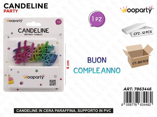 CANDELINE B. COMPL. M.COLOR 6CM /PZ DA 12**
