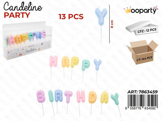 CANDELINE H. B. PASTEL 13PCS 8CM /PZ DA 12**