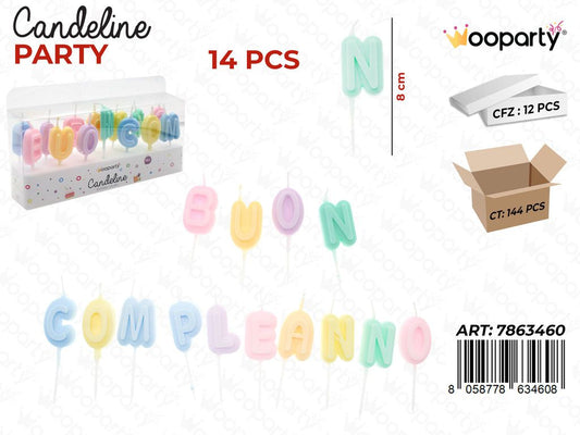 CANDELINE B. COMPL. 14PCS 8CM /PZ DA 12**