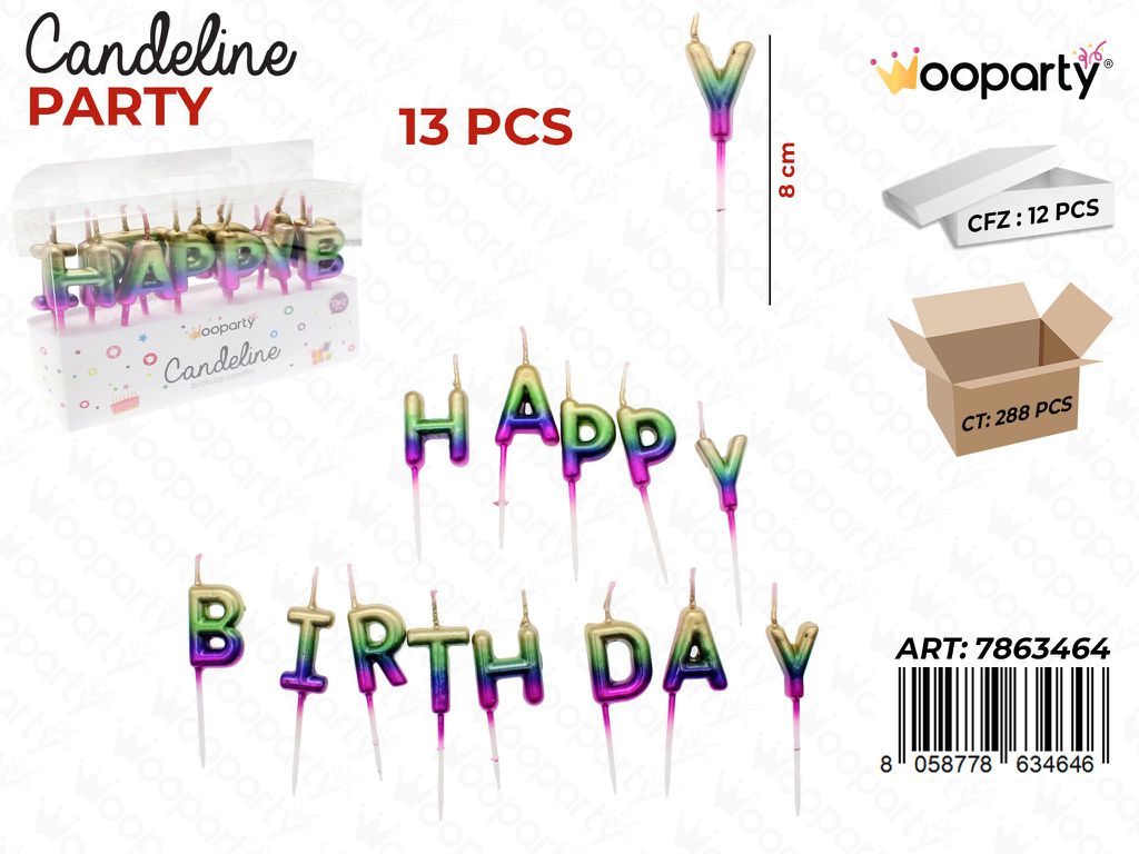 CANDELINE H. B. GRADIENT 13PCS 8CM /PZ DA 12**