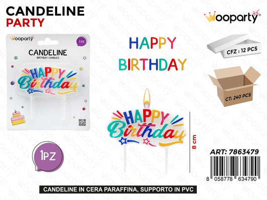 CANDELINE PARTY H. B. 8CM /PZ DA 12**