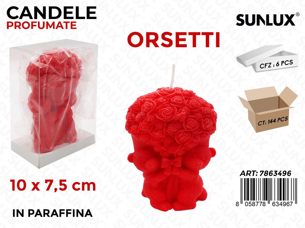 Wooparty Candeline Party Orsetti 10*7.5CM
