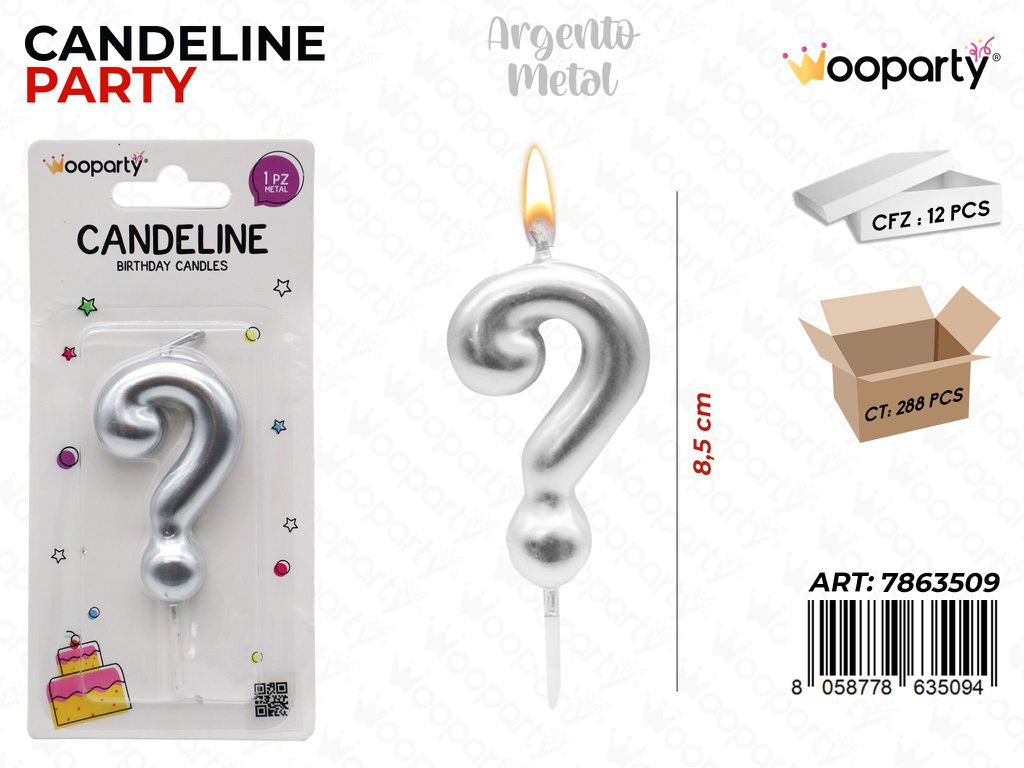 CANDELINE PUNTO INTER. ARG. 9CM /PZ DA 12**