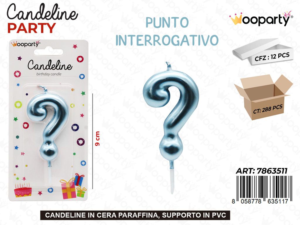 CANDELINE PUNTO INTER. CEL. 9CM /PZ DA 12**