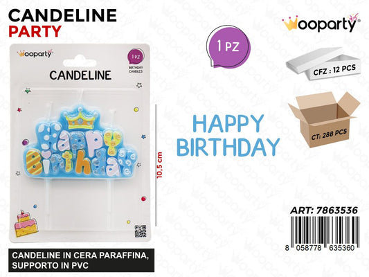 CANDELINE H. BIRTHDAY BOY 10.5CM