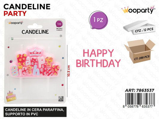 CANDELINE H. BIRTHDAY GIRL 10.5CM