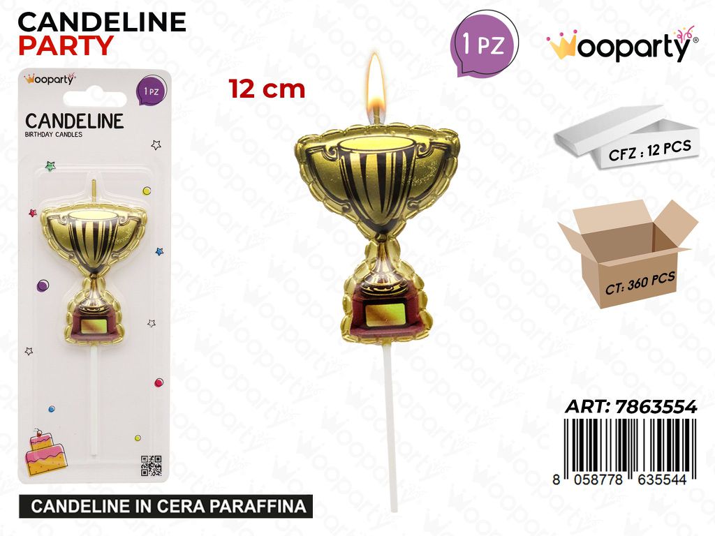 CANDELINA PARTY COPPA 12CM