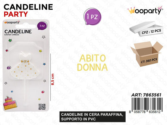 CANDELINE ABITO MATRIMONIO DONNA 8.5CM