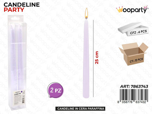 CANDELINE STELO 2PCS 25CM