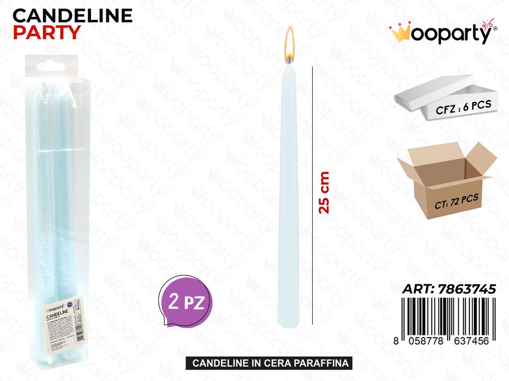 CANDELINE STELO 2PCS 25CM