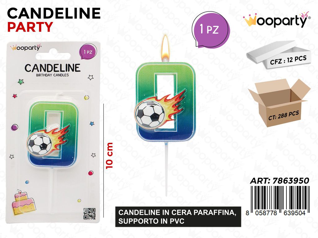 CANDELINE N.0 FOOTBALL 10CM