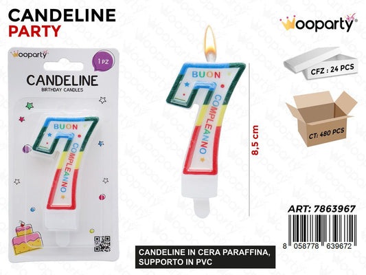 CANDELINE N.7 B.COMPL. 8.5CM