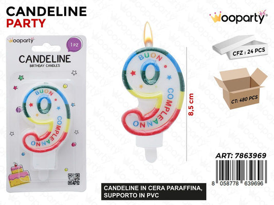 CANDELINE N.9 B.COMPL. 8.5CM