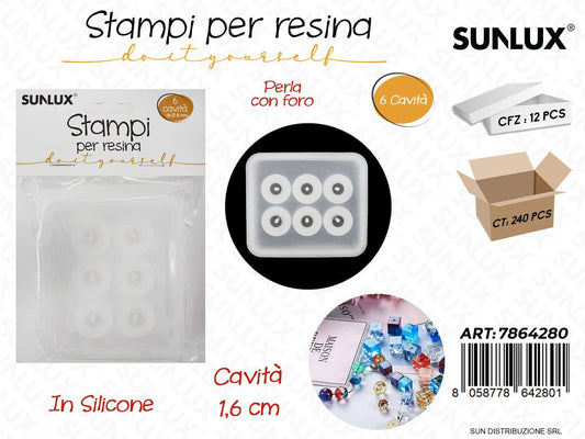Stampi in Silicone per Resina 6CAVITA 1.6CM