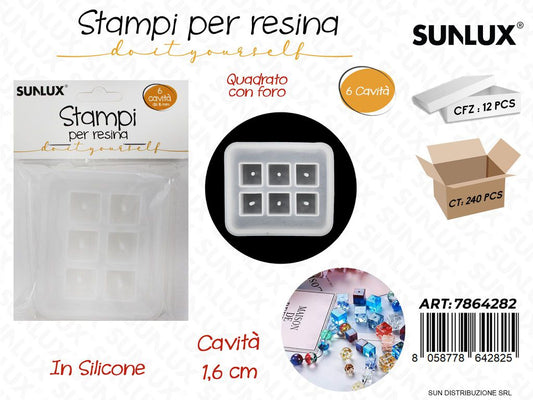Stampi in Silicone per Resina 6CAVITA 1.6CM