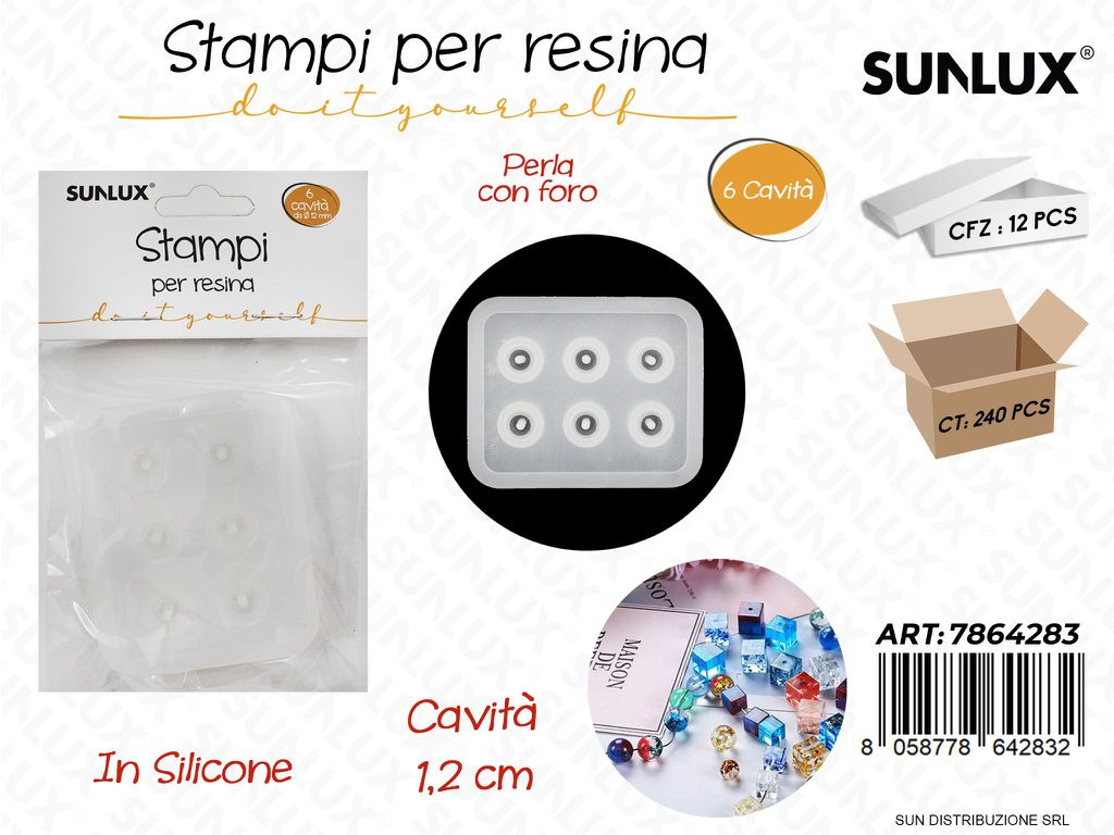 Stampi in Silicone per Resina 6CAVITA 1.2CM