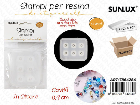 Stampi in Silicone per Resina 6CAVITA 0.9CM