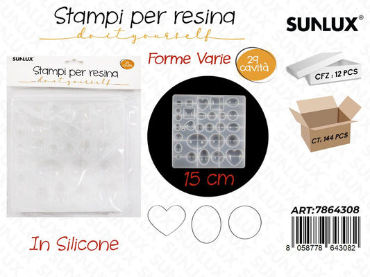 Stampi in Silicone per Resina Forme Ass. 29CAV.