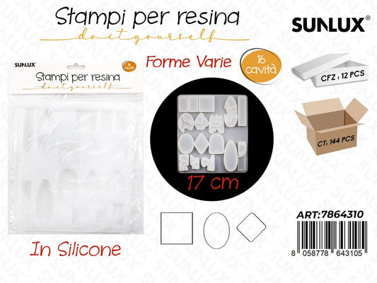 Stampi in Silicone per Resina Forme Ass. 16CAV.